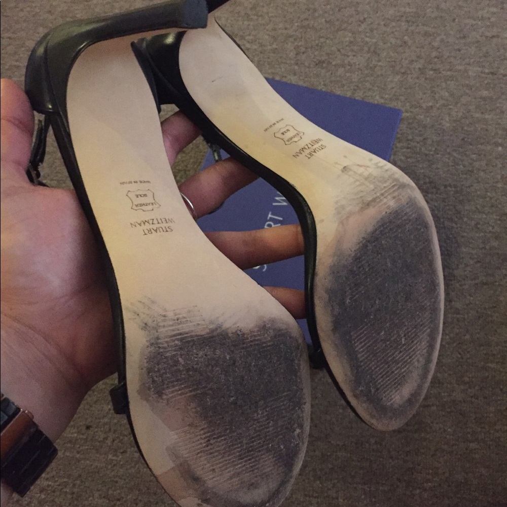 Stuart Weitzman Nudistsong Black Nappa - Picture 3 of 6